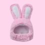 Rabbit Hat with Ears for Cats, Easter Cute Costume for Small Dogs Party Costume Halloween Accessory Headwear