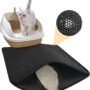 Edkavon Cat Litter Mat Trapping Litter Box Honeycomb Double Layer Design
