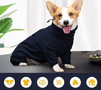 ROZKITCH Dog Winter Coat Soft Fleece Pullover Pajamas