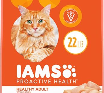 IAMS PROACTIVE HEALTH Adult Healthy Dry Cat Food with Chicken Cat Kibble