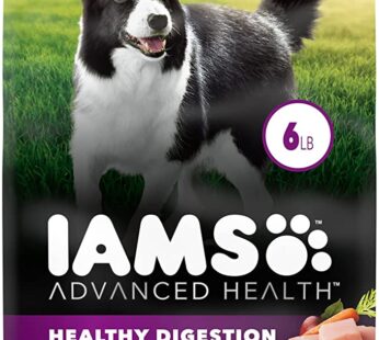 Iams Advanced Health Adult Healthy Digestion Dry Dog Food with Real Chicken, 6 lb. Bag