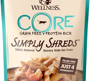 Wellness CORE Simply Shreds Natural Grain Free Wet Cat Food Mixer Or Topper