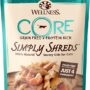 Wellness CORE Simply Shreds Natural Grain Free Wet Cat Food Mixer Or Topper