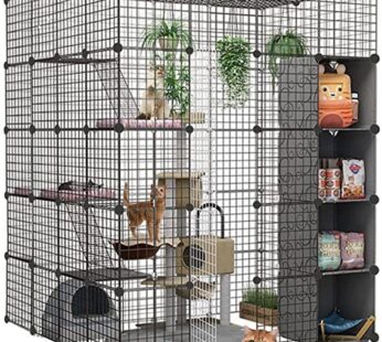 IKARE Cat Cage Large DIY Indoor Pet Home Small Animal House