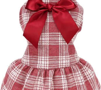 Fitwarm Cat Christmas Outfit, Winter Cat Dress