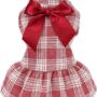 Fitwarm Cat Christmas Outfit, Winter Cat Dress